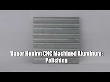 Polishing with vapour honing